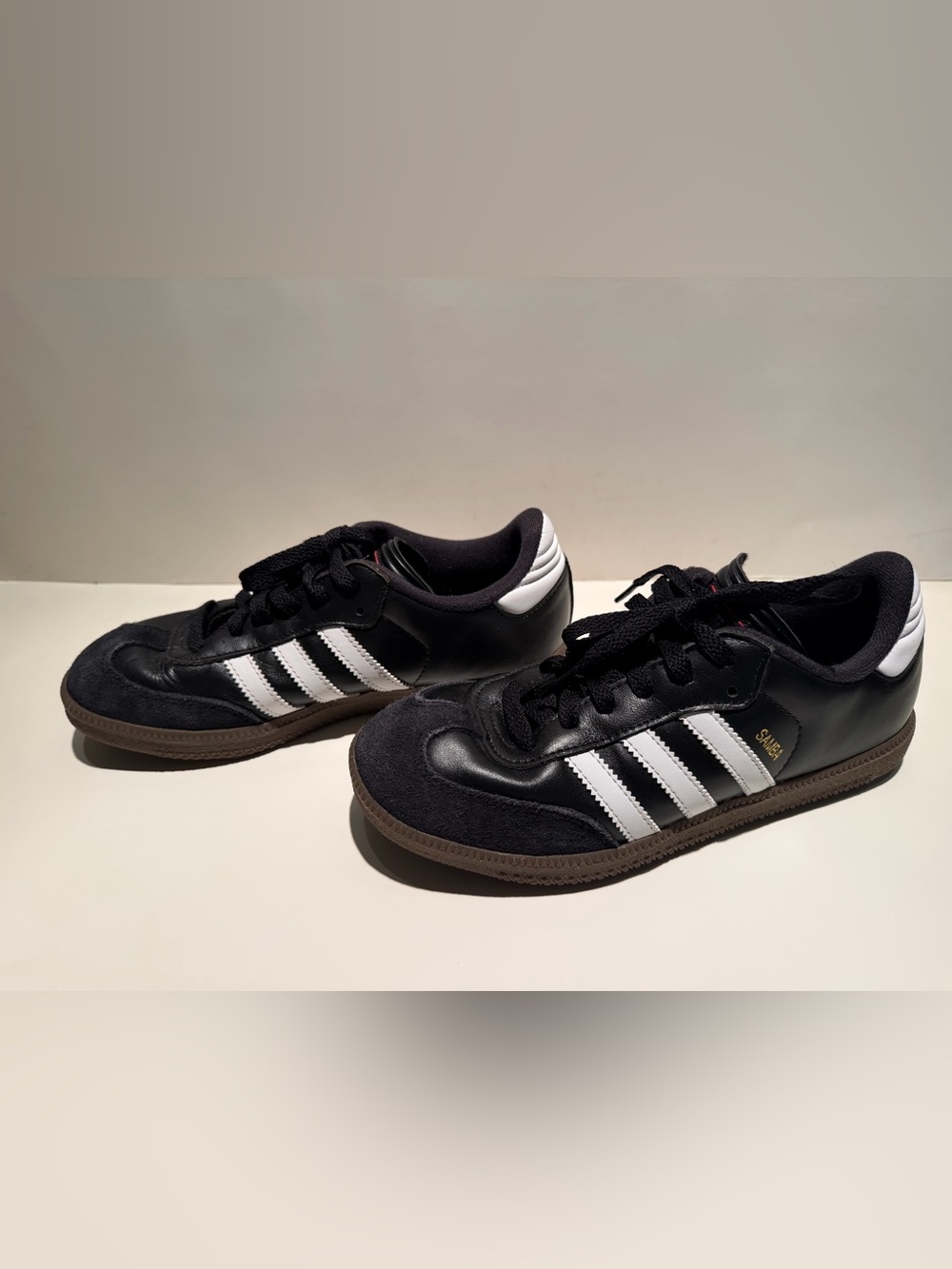 adidas Black and White Retro Trainer Sneakers